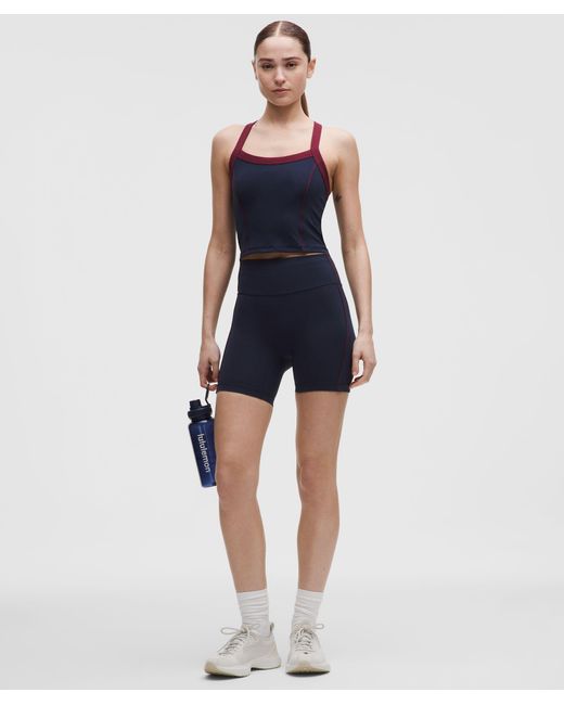 lululemon Wunder Train No-Line Piped High-Rise Short 6