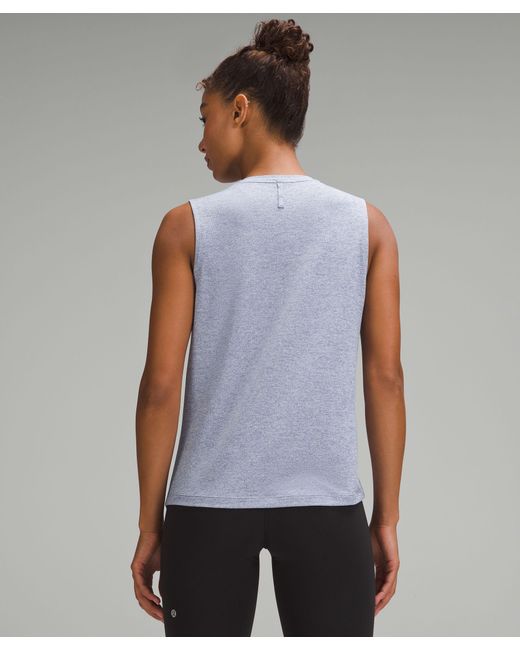 lululemon athletica Gray License To Train Classic-fit Tank Top