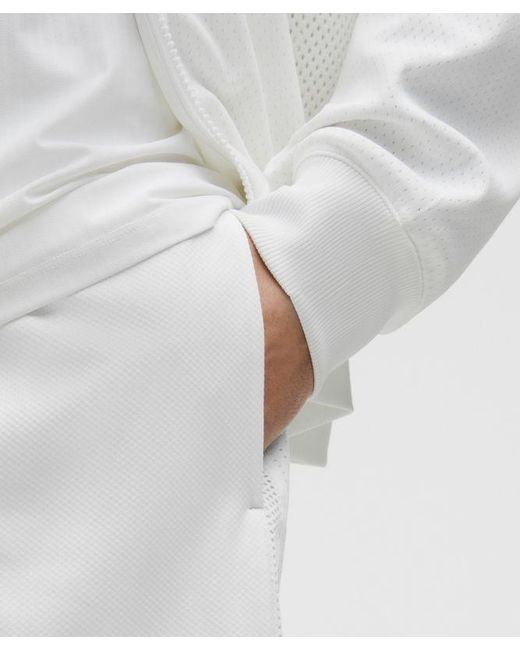 lululemon athletica White – Mesh-Panelled Tennis Shorts – 5" – – Size Large for men
