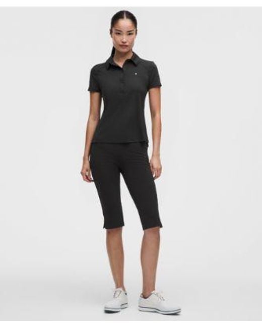 lululemon athletica Black – High-Rise Golf Pull-On Cropped Pants – 16" – – Size Large