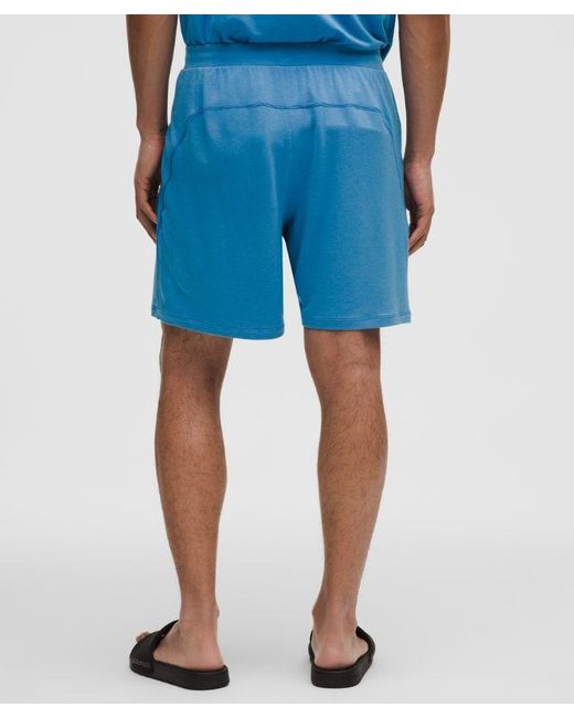 lululemon athletica Blue Becalm Relaxed-Fit Short 7" for men