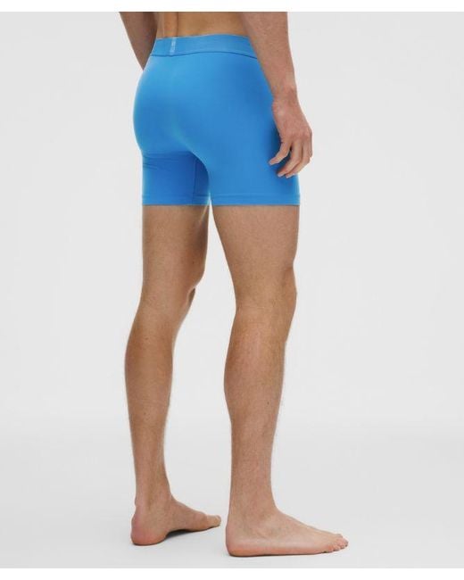 lululemon athletica Blue – Soft Stretch Active Boxers Briefs – 5" – – Size Large for men