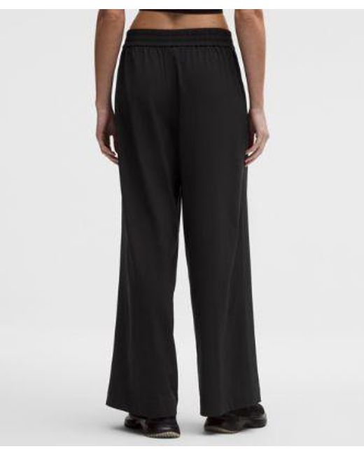 lululemon athletica Black Breezily Mid-Rise Pant