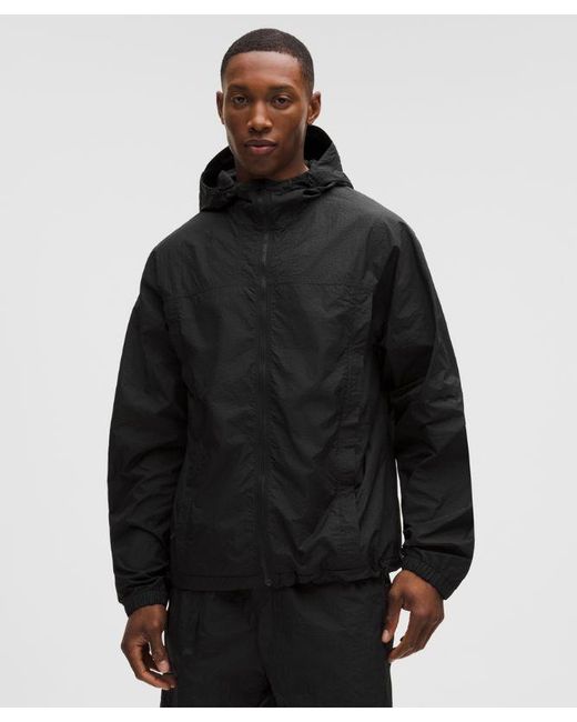 lululemon athletica Black – Uv-Protective Ventilated Hiking Jacket – – Size Large for men