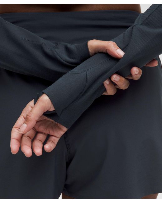 lululemon athletica Blue Swiftly Tech Cropped Long-Sleeve Shirt 2