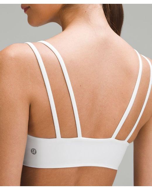 lululemon athletica White – Like A Cloud Sports Bra Light Support, B/C Cup – –