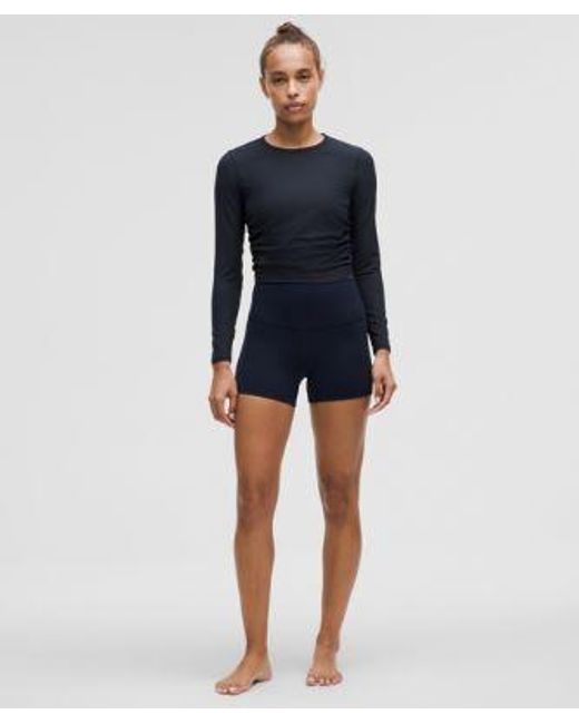 lululemon athletica Blue All It Takes Ribbed Nulu Long-Sleeve Shirt