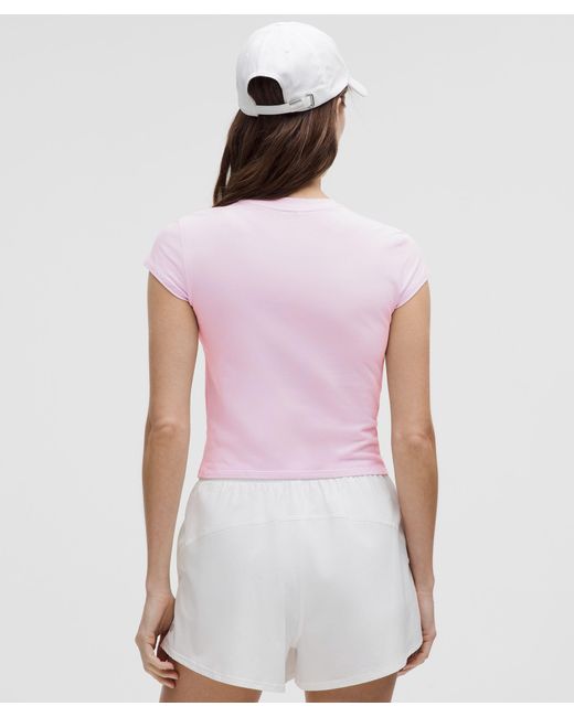 lululemon athletica Pink Organic Cotton Baby Tee