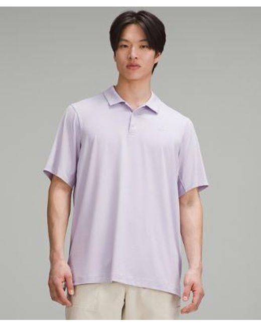lululemon athletica Purple – Logo Sport Polo Short-Sleeve – /Pastel – for men