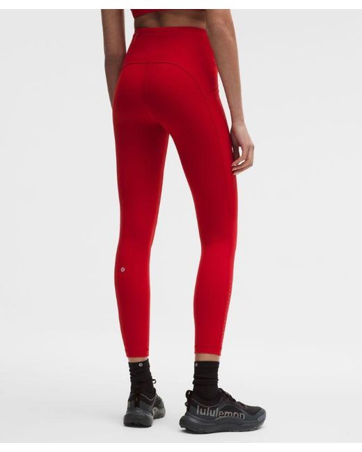 lululemon athletica Red Swift Speed High-Rise Tight 25"