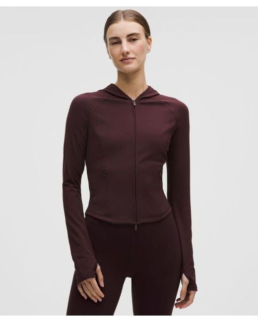 lululemon athletica Purple – Wunder Train Full-Zip Jacket – – Size 6