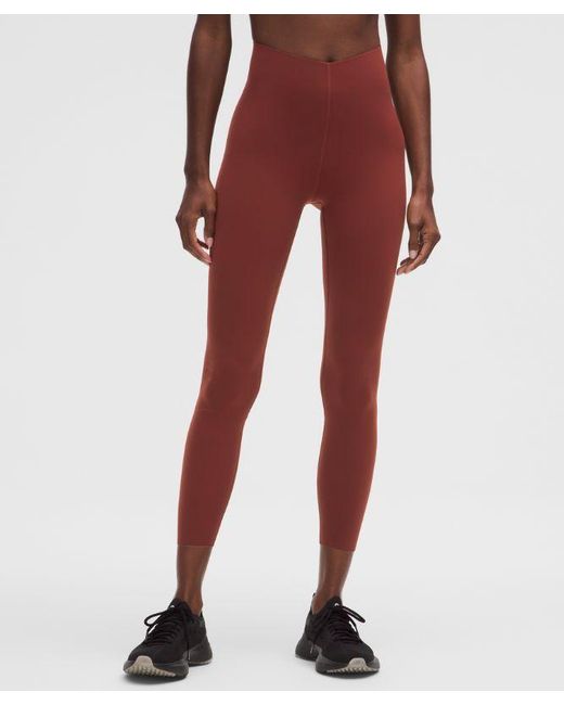 lululemon athletica Red – Glow Up Super-High-Rise Tight Leggings – 25" – – Size 4