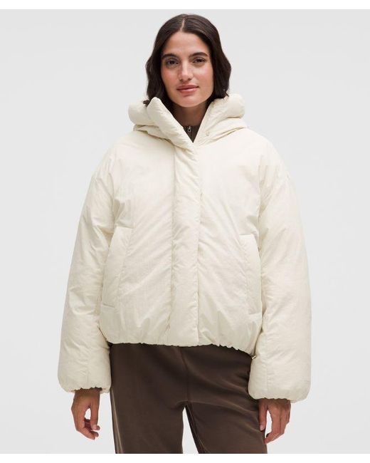 lululemon athletica Natural Bubble-Hem 600-Down-Fill Puffer Jacket