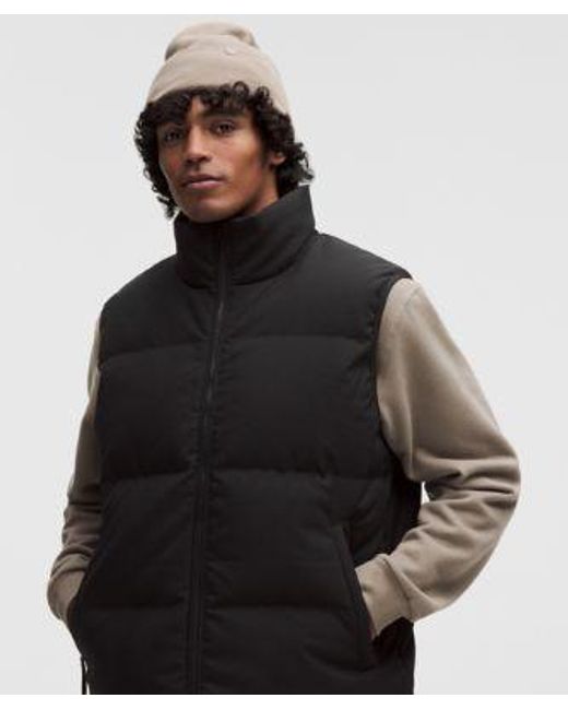 lululemon athletica Black Always Down Puffer Vest for men