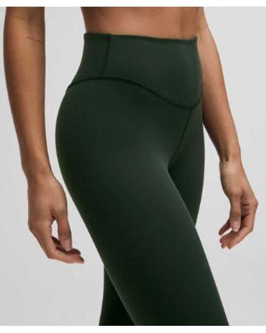 lululemon athletica Green Wunder Under Smoothcover High-Rise Tight 25"