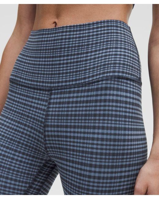 lululemon athletica Blue Align High-Rise Crop 17"