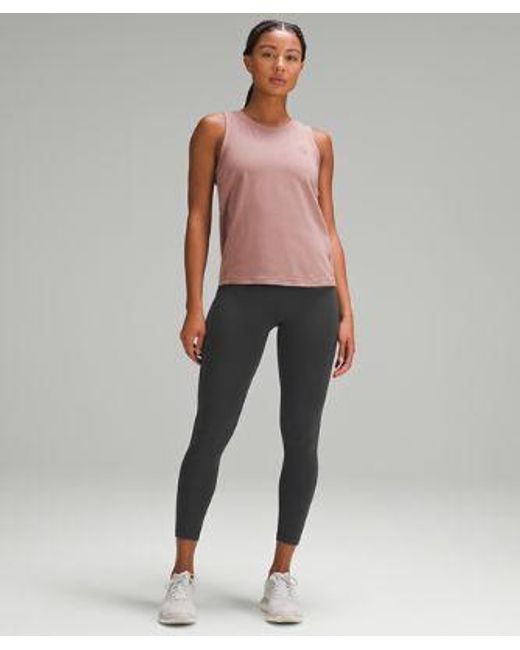 lululemon athletica Gray Wunder Train High-Rise Leggings With Pockets 25"