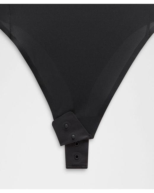 lululemon athletica Black Wundermost Ultra-Soft Nulu Mesh Boatneck Long-Sleeve Bodysuit