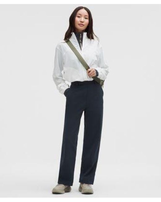 lululemon athletica Blue Daydrift High-Rise Straight-Leg Trouser
