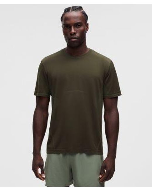 lululemon athletica Green – Metal Vent Tech Relaxed-Fit Short-Sleeve Shirt Training – – Size Large for men