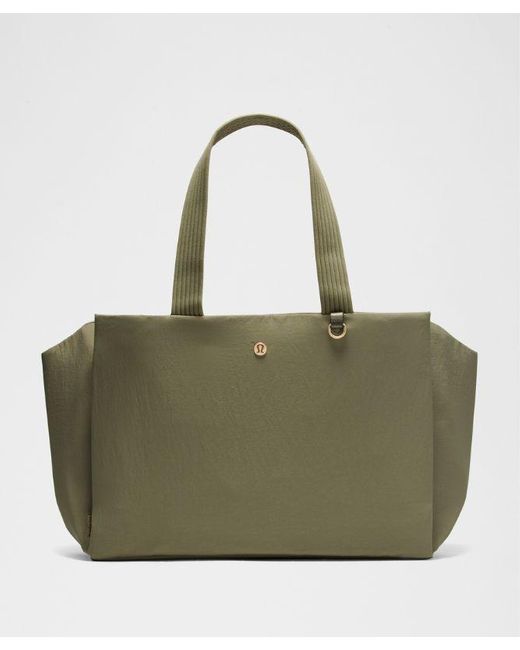 lululemon athletica Green Triple Compartment Tote Bag 18L