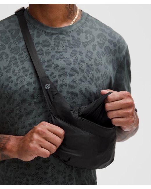 lululemon athletica Black Fast And Free Packable Jacket for men
