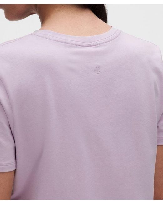 lululemon athletica Purple – Love Crewneck T-Shirt – – Size 14