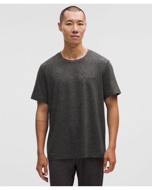 lululemon athletica Gray – Soft Jersey Short-Sleeve Shirt – – Size Medium for men
