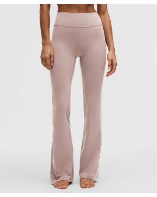 lululemon athletica White Groove Nulu High-Rise Flared Pant