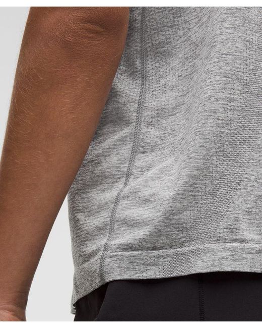 lululemon athletica Gray Swiftly Relaxed Tank Top Hip Length