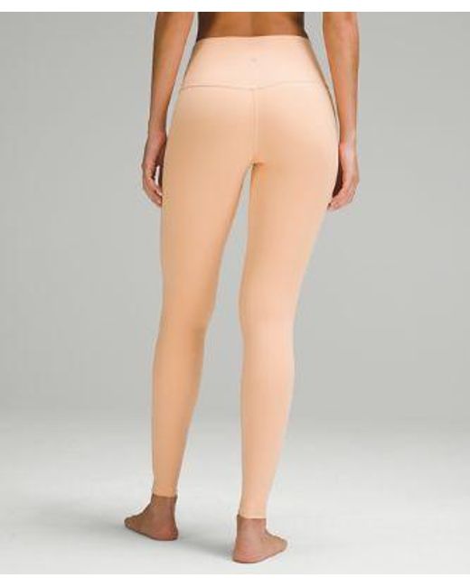 lululemon athletica Natural Align High-rise Pants - 28" - Color Orange/pastel - Size 12
