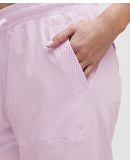 lululemon athletica Pink Dance Studio Relaxed-Fit Mid-Rise Cargo Pant