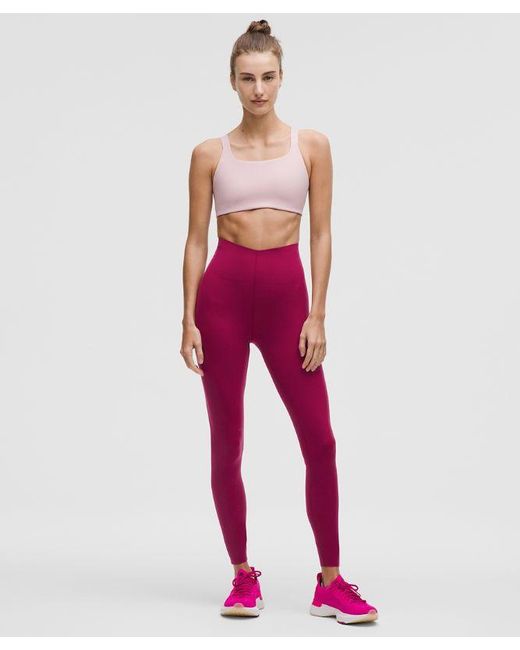 lululemon athletica Red Glow Up Super-High-Rise Tight 28"
