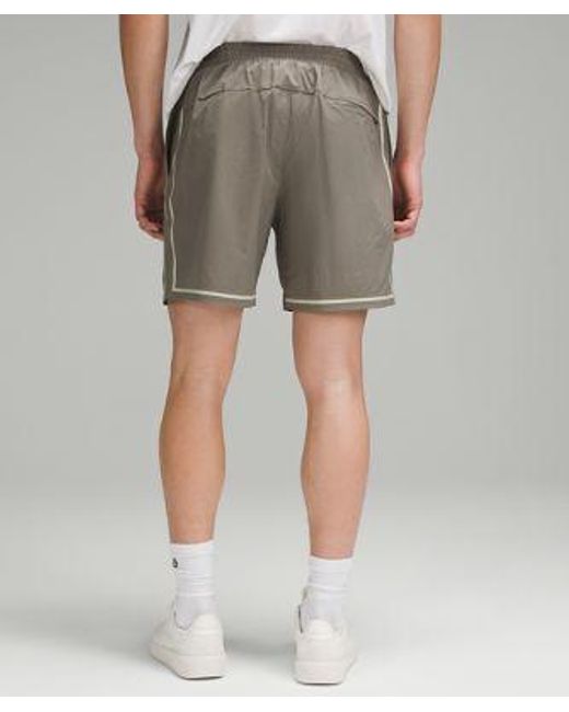 lululemon athletica Gray Hybrid Pool Shorts 7" Linerless for men
