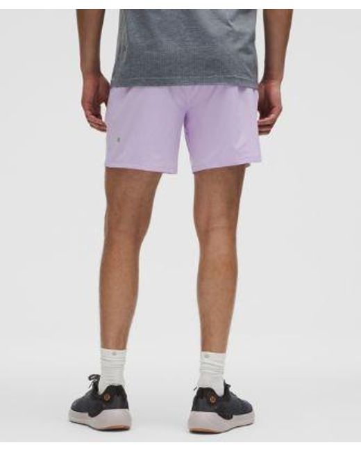 lululemon athletica Blue Pace Breaker Linerless Short 7" for men