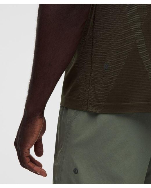 lululemon athletica Green – Metal Vent Tech Relaxed-Fit Short-Sleeve Shirt Training – – Size Large for men