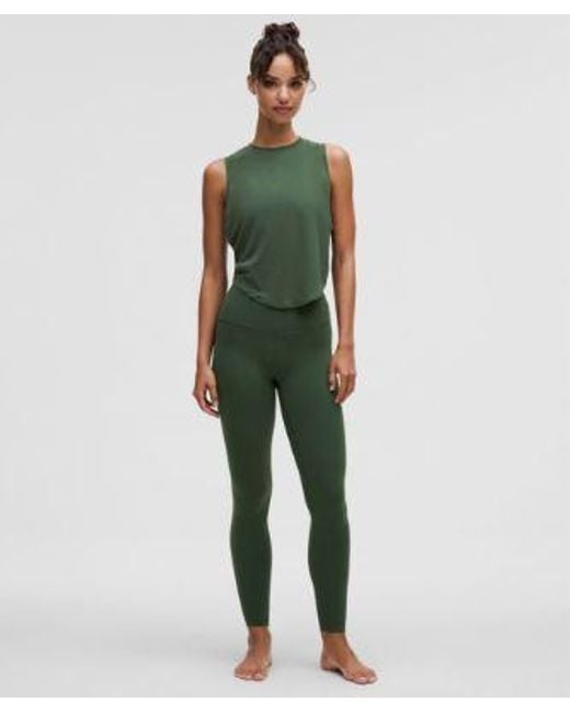 lululemon athletica Green Align Super-High-Rise Leggings 28"