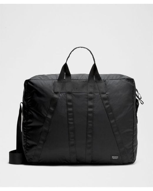lululemon athletica Black Packable Carryall Tote Bag 56L