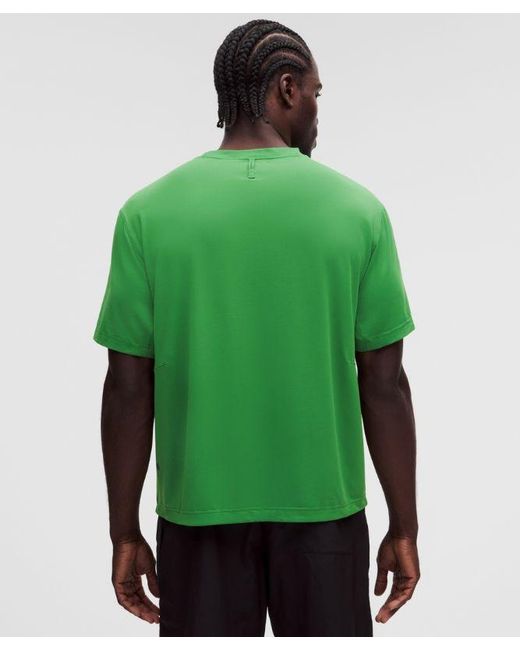 lululemon athletica Green – Easyset Training Short-Sleeve Shirt – – Size Large for men