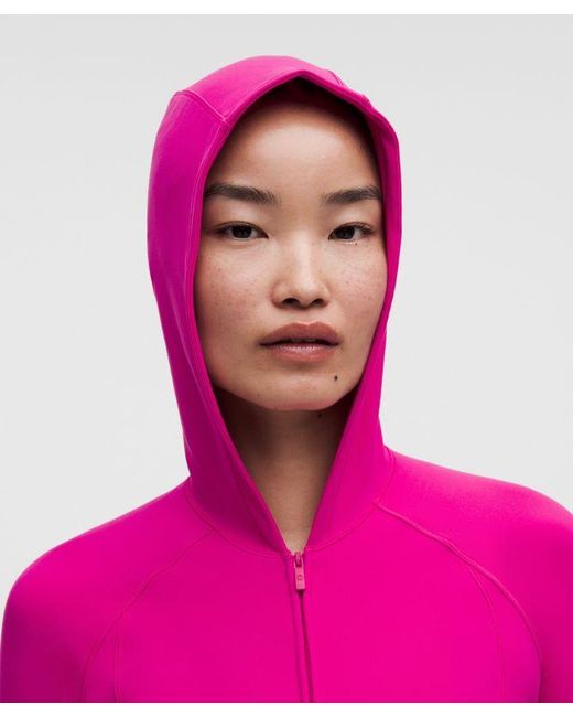 lululemon athletica Pink Wunder Train Full-Zip Jacket
