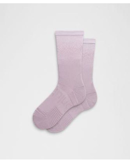 lululemon athletica Purple – Power Stride Crew Socks Ombre – /Pastel – Size Large