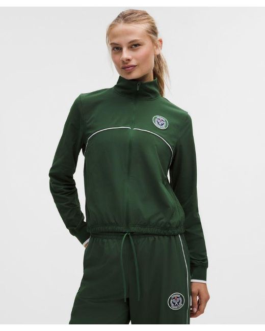lululemon athletica Green – Court Rival Track Jacket Tennis Club – – Size 8