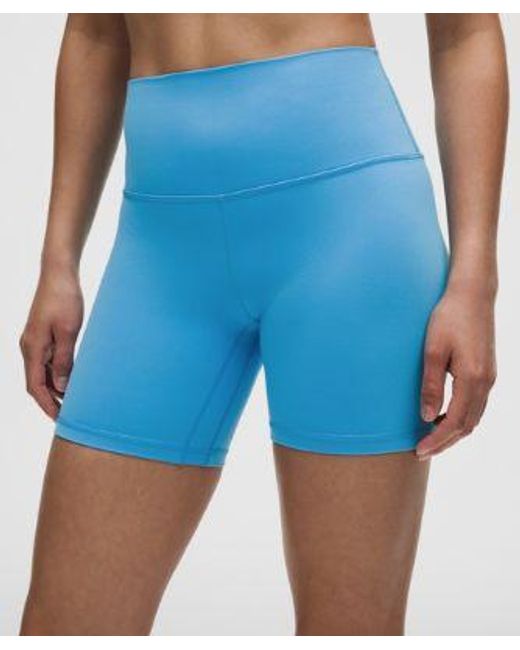 lululemon athletica Blue Align High-Rise Short 6"