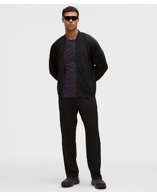 lululemon athletica Black Pace Breaker Track Jacket for men