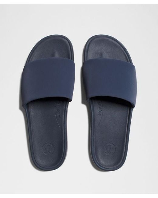 lululemon athletica Blue Restfeel Slide for men
