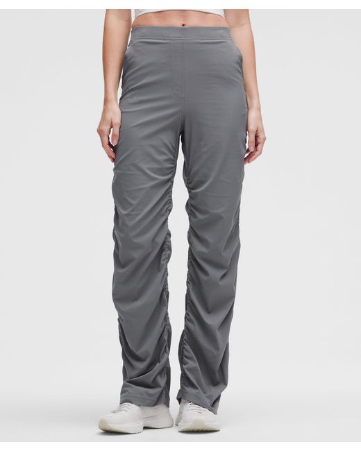 lululemon athletica Gray Dance Studio Slim-Fit High-Rise Flared Pant