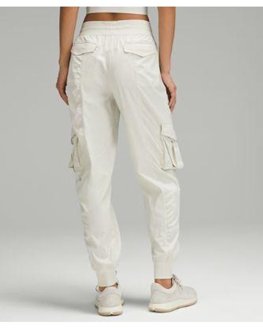 lululemon athletica Dance Studio Relaxed-fit Mid-rise Cargo Joggers - Color White - Size L