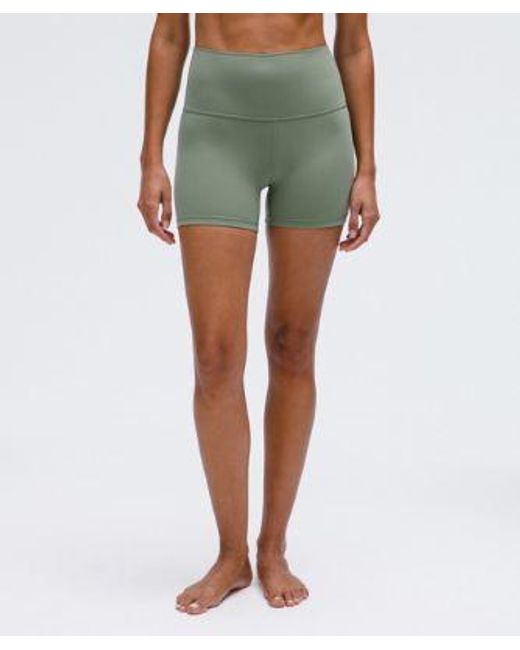 lululemon athletica Green – Align High-Rise Shorts – 4" – /Pastel – Size 4
