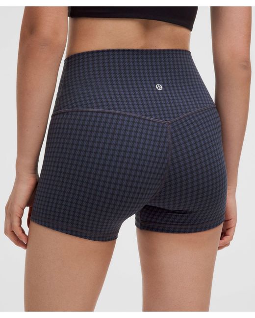 lululemon athletica Blue Align High-Rise Shorts 4"