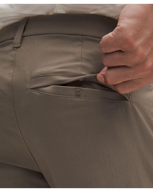 lululemon athletica Natural Abc Slim-Fit Trousers 34L Smooth Twill for men